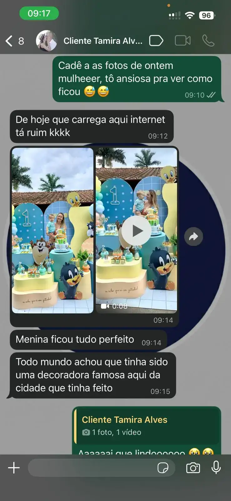 Depoimento de cliente — exemplo 3