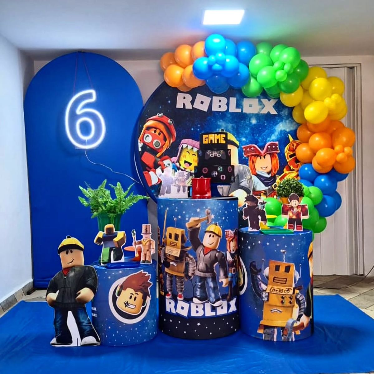 Festa montada com os moldes — exemplo 16